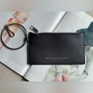 Marc New York Andrew Marc Bracelet Wristlet In Black